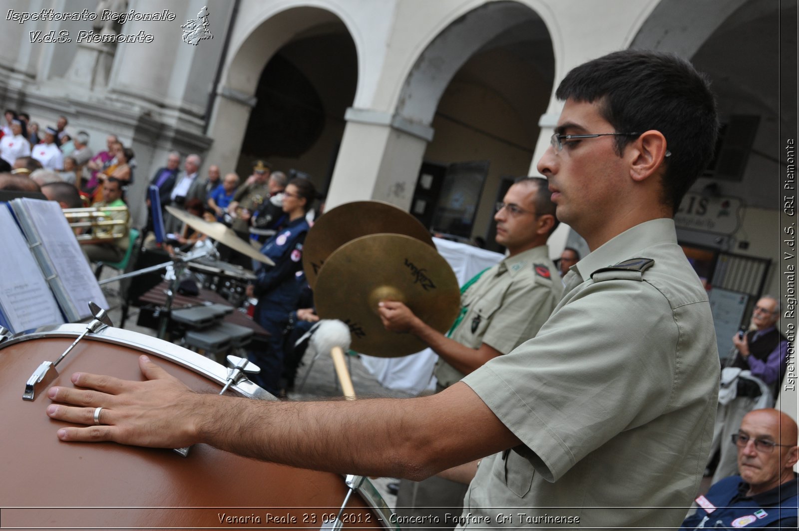 Venaria Reale 23 09 2012 - Concerto Fanfare Cri Taurinense - Croce Rossa Italiana - Ispettorato Regionale Volontari del Soccorso del Piemonte