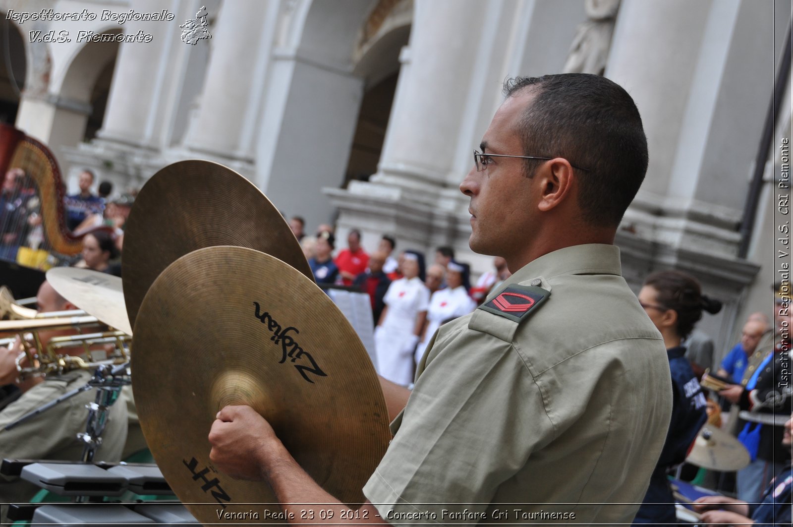 Venaria Reale 23 09 2012 - Concerto Fanfare Cri Taurinense - Croce Rossa Italiana - Ispettorato Regionale Volontari del Soccorso del Piemonte