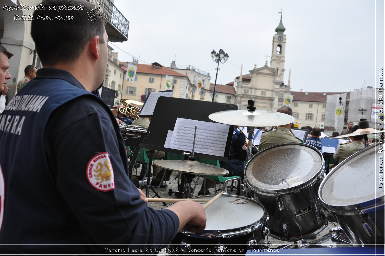 Venaria Reale 23 09 2012 - Concerto Fanfare Cri Taurinense - Croce Rossa Italiana - Ispettorato Regionale Volontari del Soccorso del Piemonte