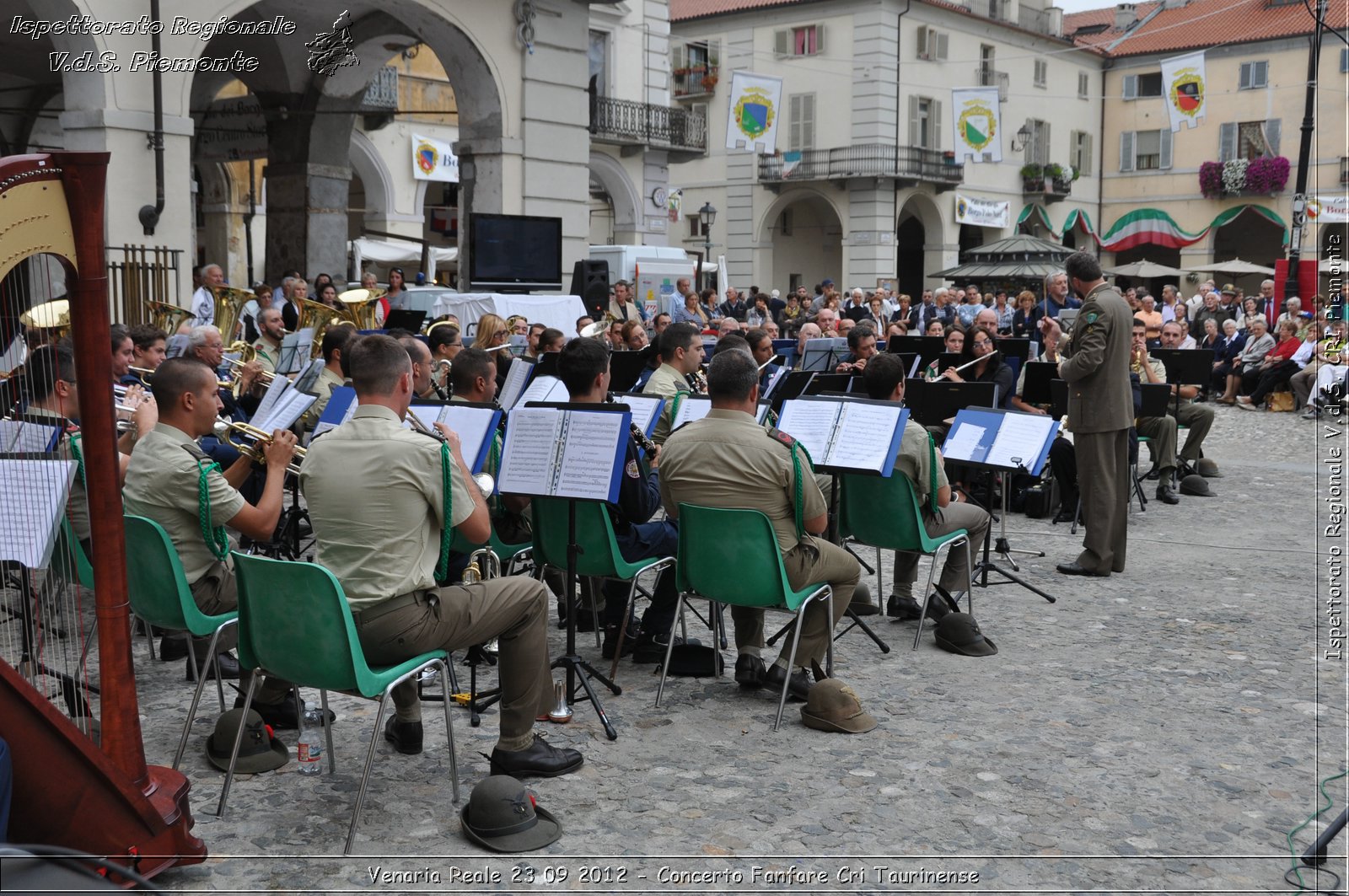 Venaria Reale 23 09 2012 - Concerto Fanfare Cri Taurinense - Croce Rossa Italiana - Ispettorato Regionale Volontari del Soccorso del Piemonte