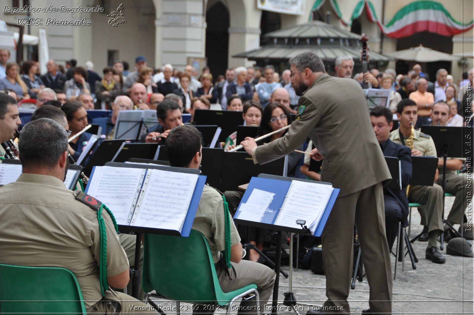 Venaria Reale 23 09 2012 - Concerto Fanfare Cri Taurinense - Croce Rossa Italiana - Ispettorato Regionale Volontari del Soccorso del Piemonte