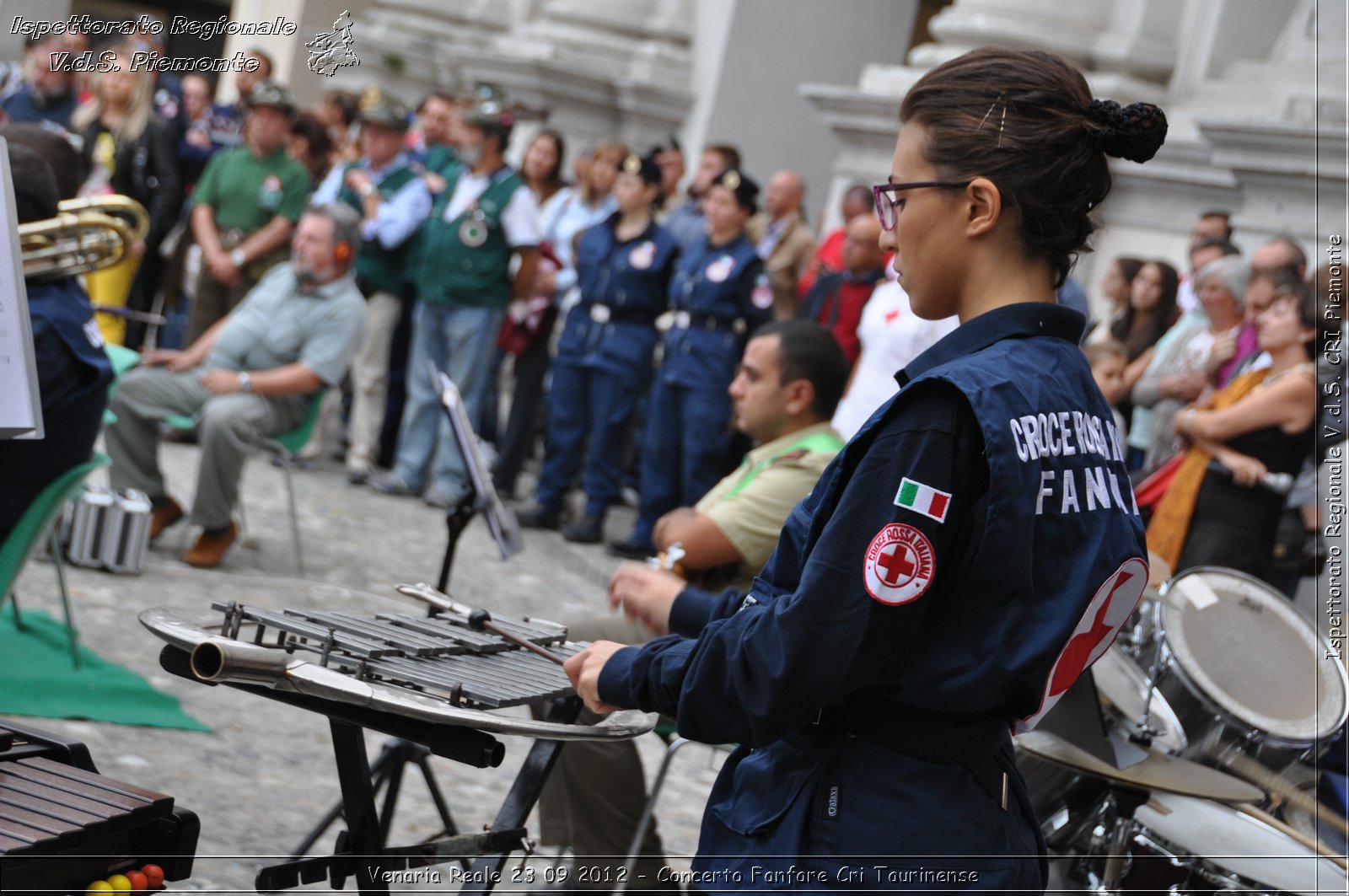 Venaria Reale 23 09 2012 - Concerto Fanfare Cri Taurinense - Croce Rossa Italiana - Ispettorato Regionale Volontari del Soccorso del Piemonte