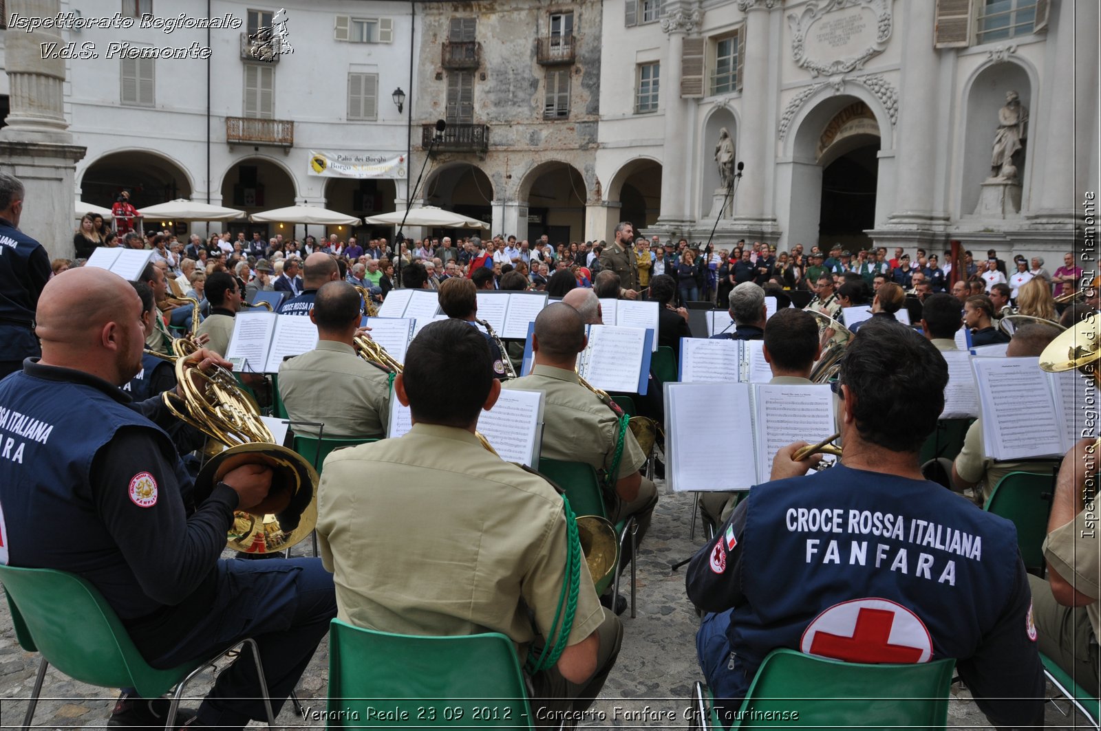 Venaria Reale 23 09 2012 - Concerto Fanfare Cri Taurinense - Croce Rossa Italiana - Ispettorato Regionale Volontari del Soccorso del Piemonte