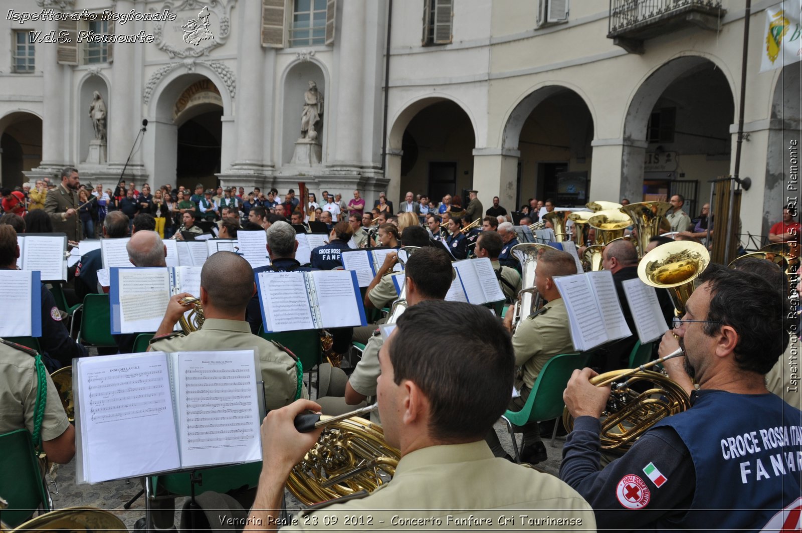 Venaria Reale 23 09 2012 - Concerto Fanfare Cri Taurinense - Croce Rossa Italiana - Ispettorato Regionale Volontari del Soccorso del Piemonte