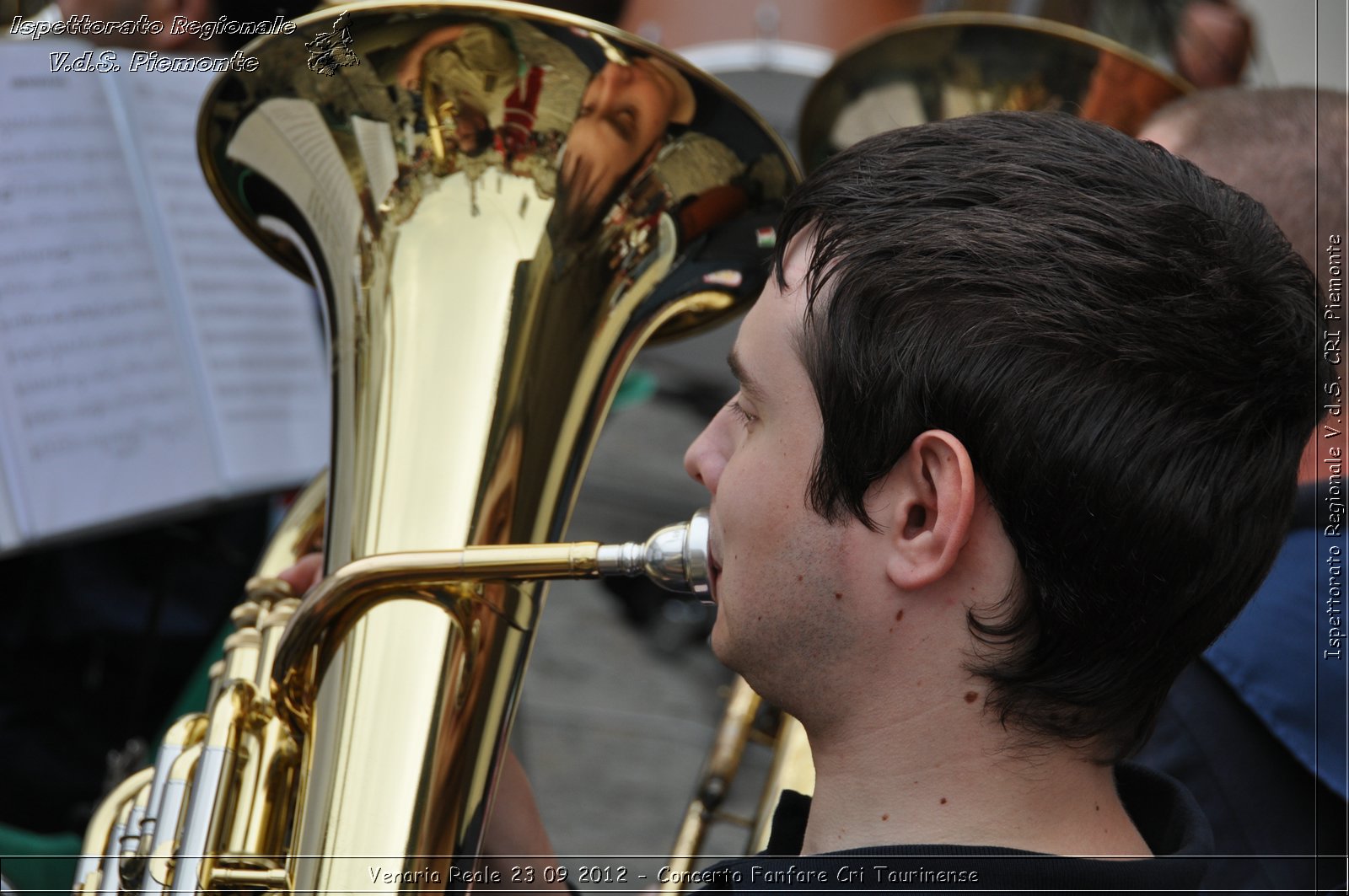 Venaria Reale 23 09 2012 - Concerto Fanfare Cri Taurinense - Croce Rossa Italiana - Ispettorato Regionale Volontari del Soccorso del Piemonte