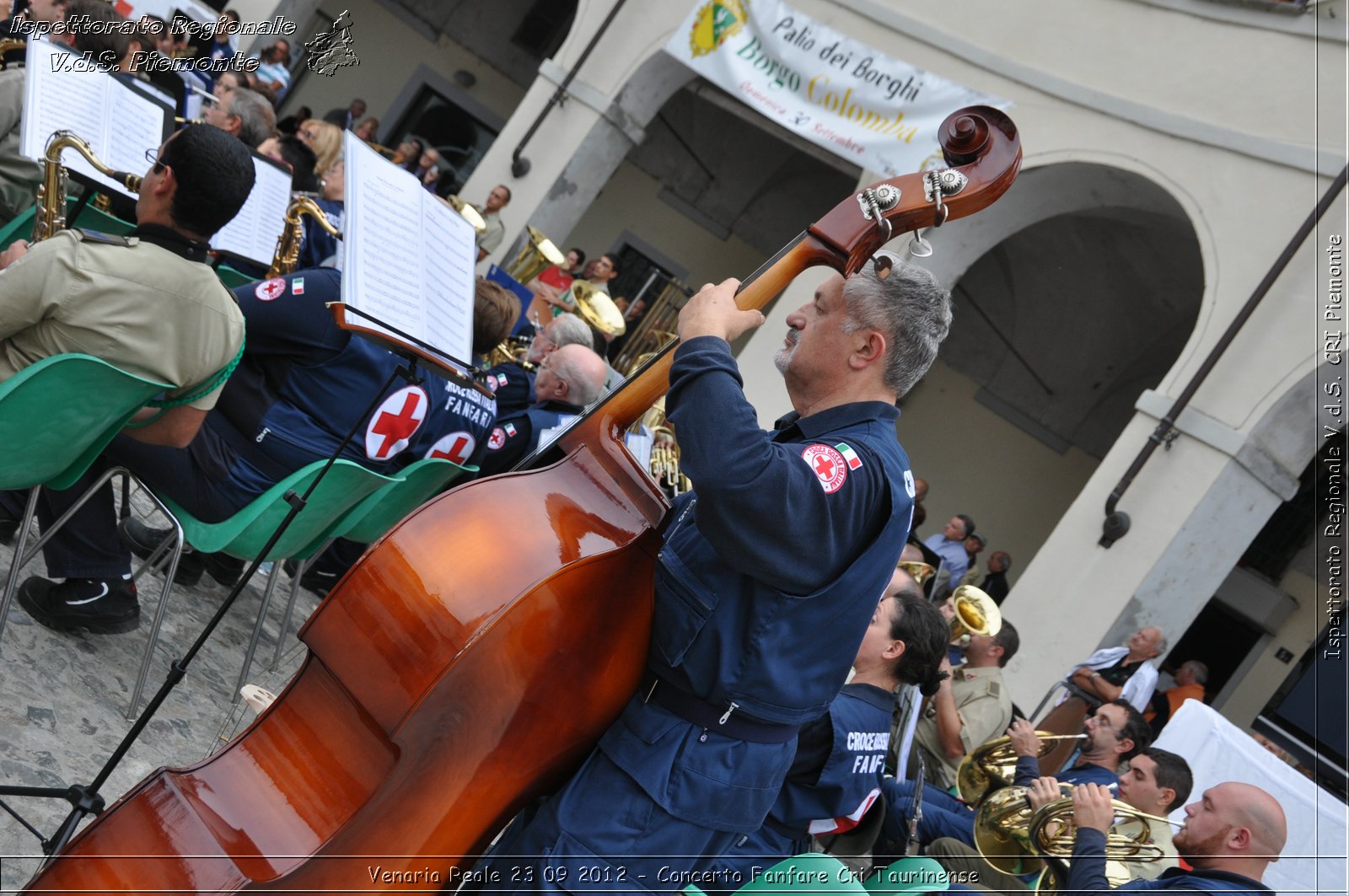 Venaria Reale 23 09 2012 - Concerto Fanfare Cri Taurinense - Croce Rossa Italiana - Ispettorato Regionale Volontari del Soccorso del Piemonte