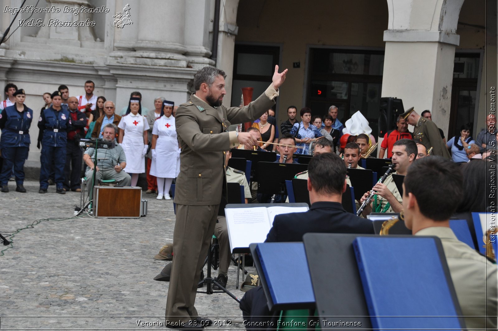 Venaria Reale 23 09 2012 - Concerto Fanfare Cri Taurinense - Croce Rossa Italiana - Ispettorato Regionale Volontari del Soccorso del Piemonte