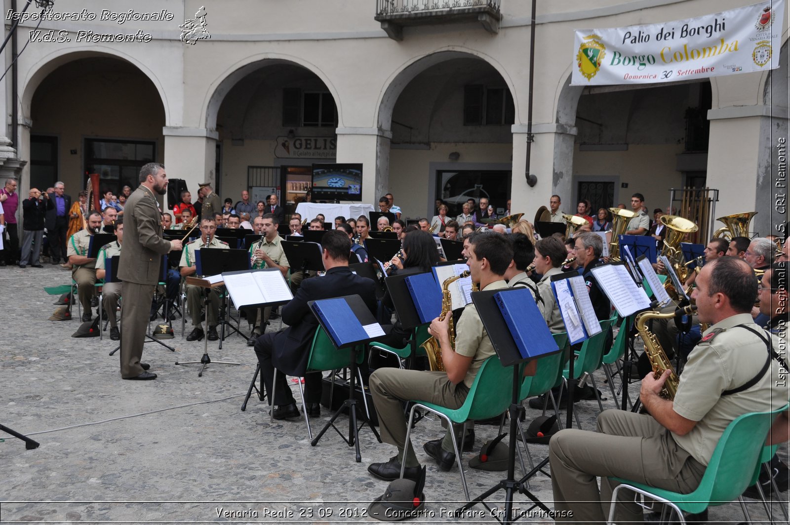 Venaria Reale 23 09 2012 - Concerto Fanfare Cri Taurinense - Croce Rossa Italiana - Ispettorato Regionale Volontari del Soccorso del Piemonte