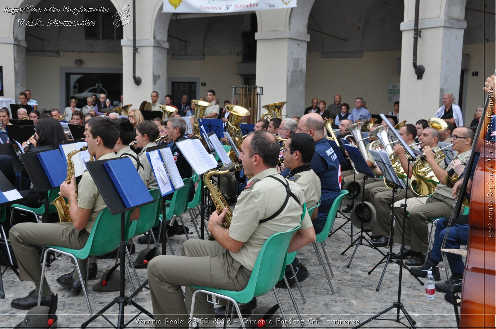 Venaria Reale 23 09 2012 - Concerto Fanfare Cri Taurinense - Croce Rossa Italiana - Ispettorato Regionale Volontari del Soccorso del Piemonte