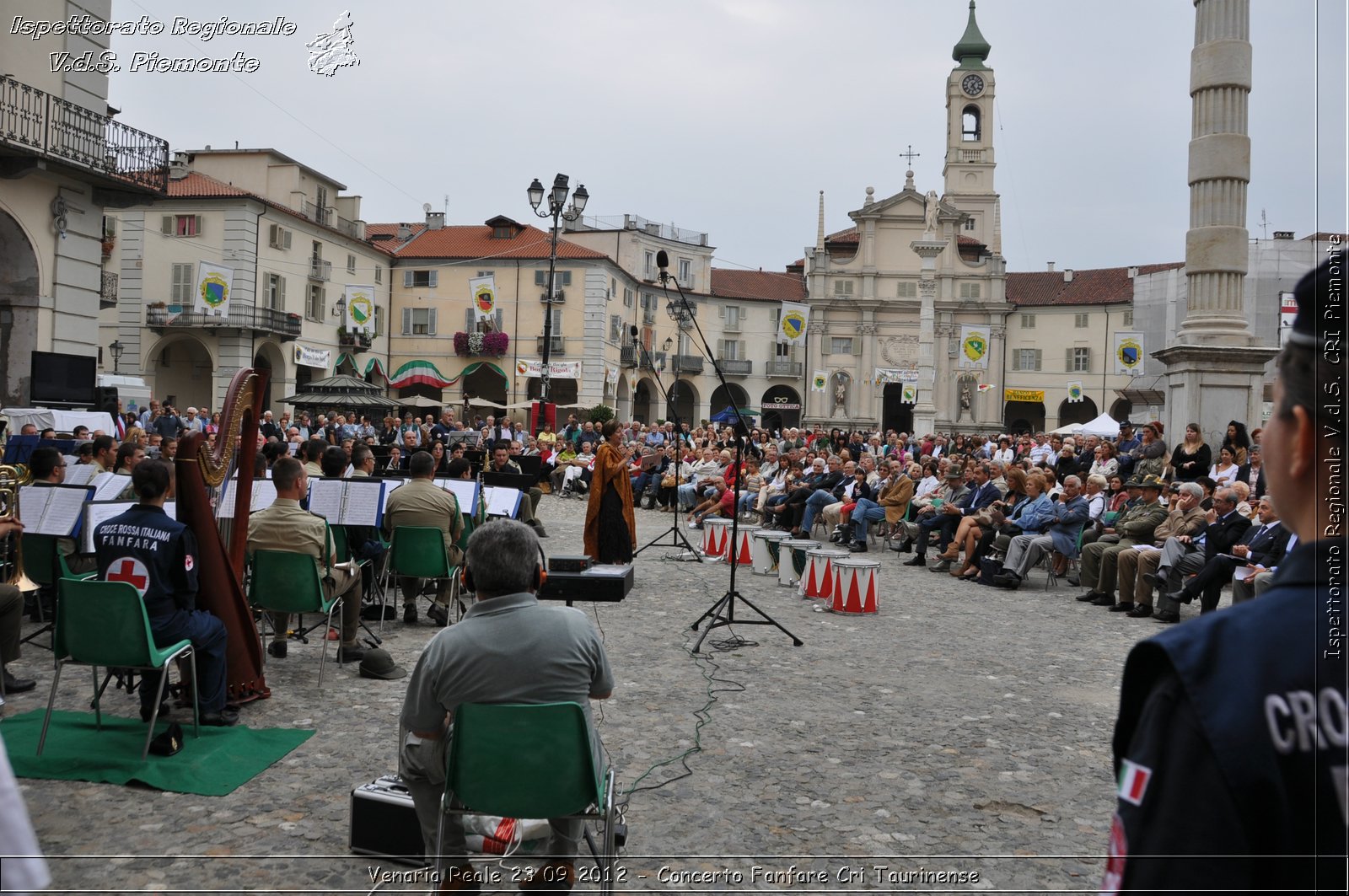 Venaria Reale 23 09 2012 - Concerto Fanfare Cri Taurinense - Croce Rossa Italiana - Ispettorato Regionale Volontari del Soccorso del Piemonte