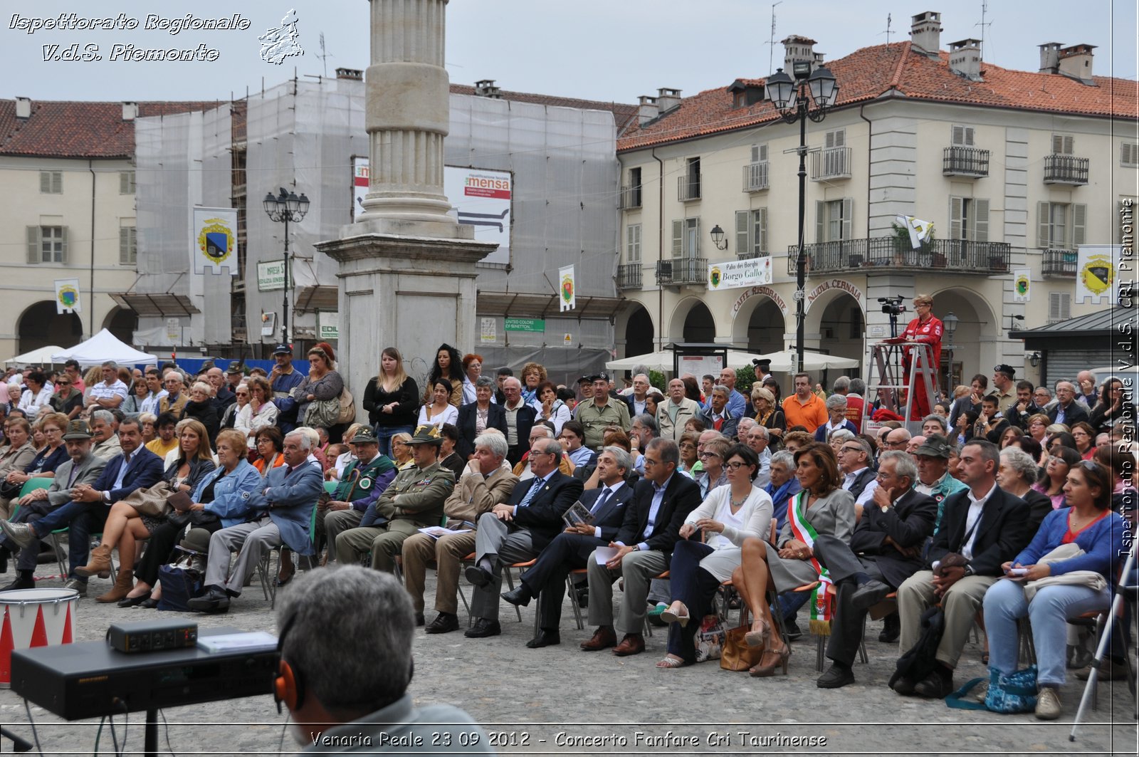 Venaria Reale 23 09 2012 - Concerto Fanfare Cri Taurinense - Croce Rossa Italiana - Ispettorato Regionale Volontari del Soccorso del Piemonte