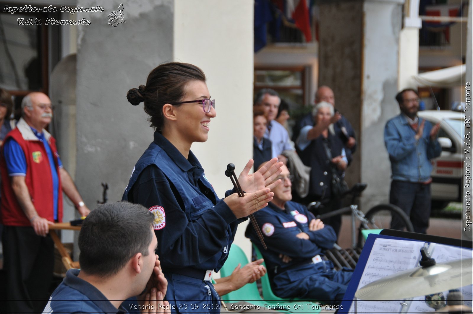 Venaria Reale 23 09 2012 - Concerto Fanfare Cri Taurinense - Croce Rossa Italiana - Ispettorato Regionale Volontari del Soccorso del Piemonte