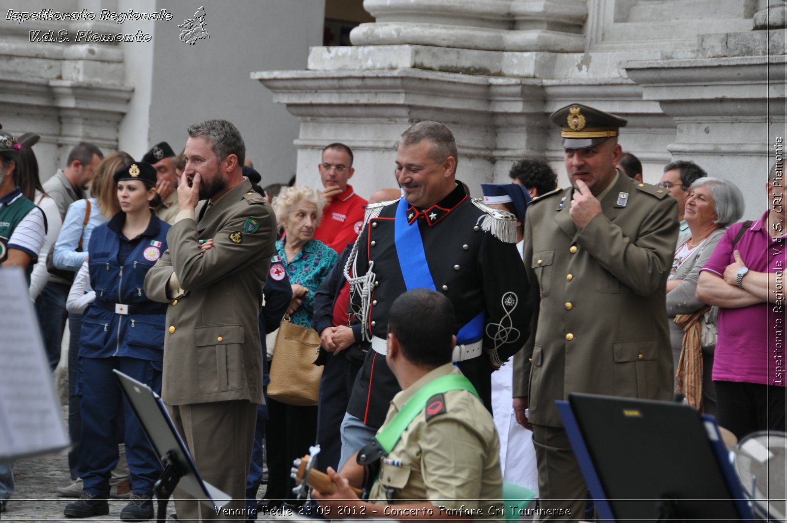 Venaria Reale 23 09 2012 - Concerto Fanfare Cri Taurinense - Croce Rossa Italiana - Ispettorato Regionale Volontari del Soccorso del Piemonte