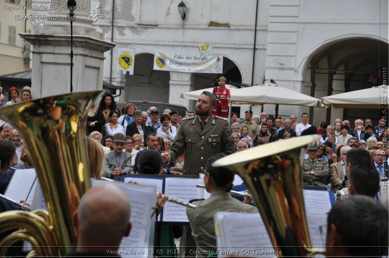 Venaria Reale 23 09 2012 - Concerto Fanfare Cri Taurinense - Croce Rossa Italiana - Ispettorato Regionale Volontari del Soccorso del Piemonte