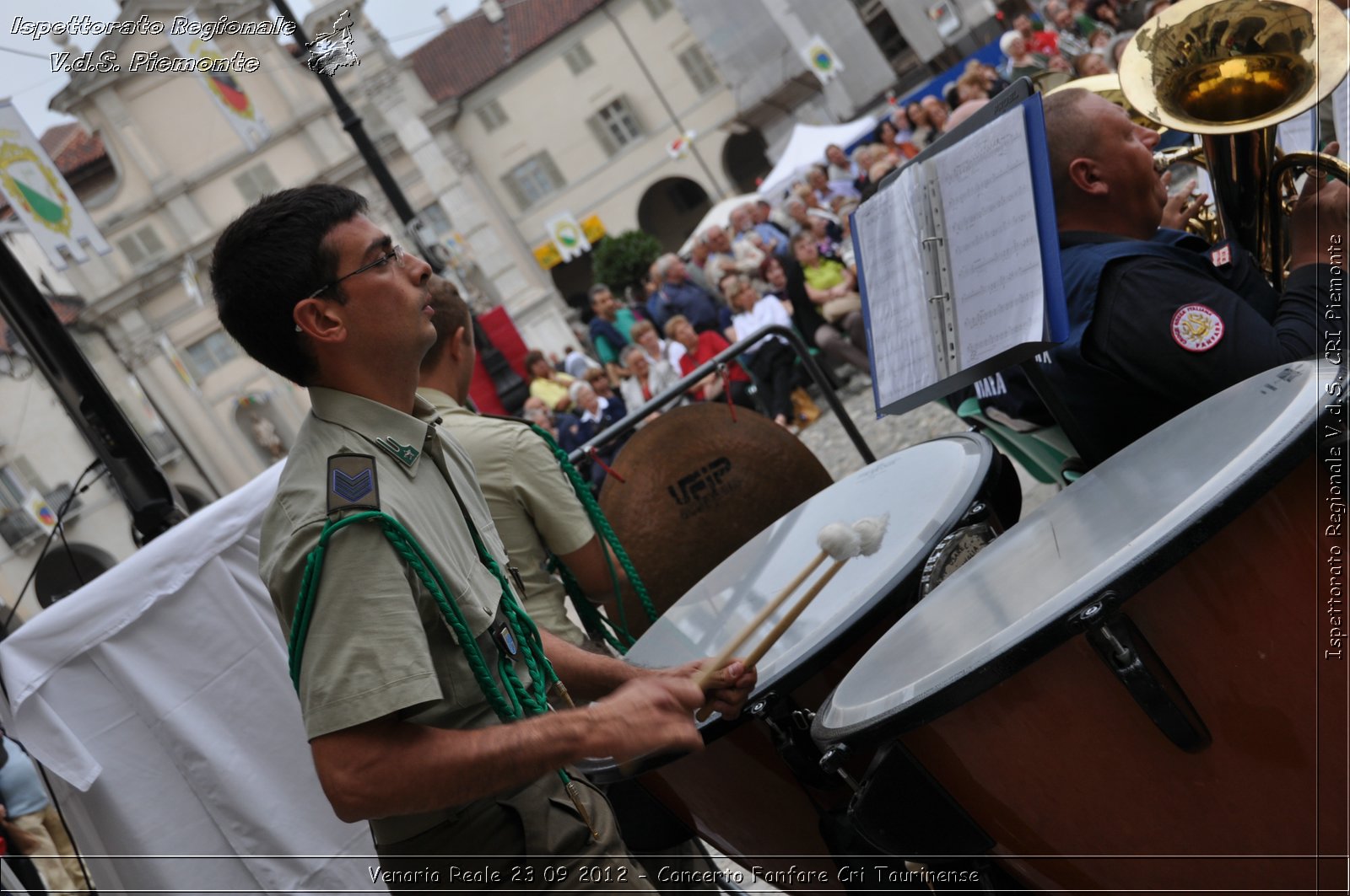 Venaria Reale 23 09 2012 - Concerto Fanfare Cri Taurinense - Croce Rossa Italiana - Ispettorato Regionale Volontari del Soccorso del Piemonte