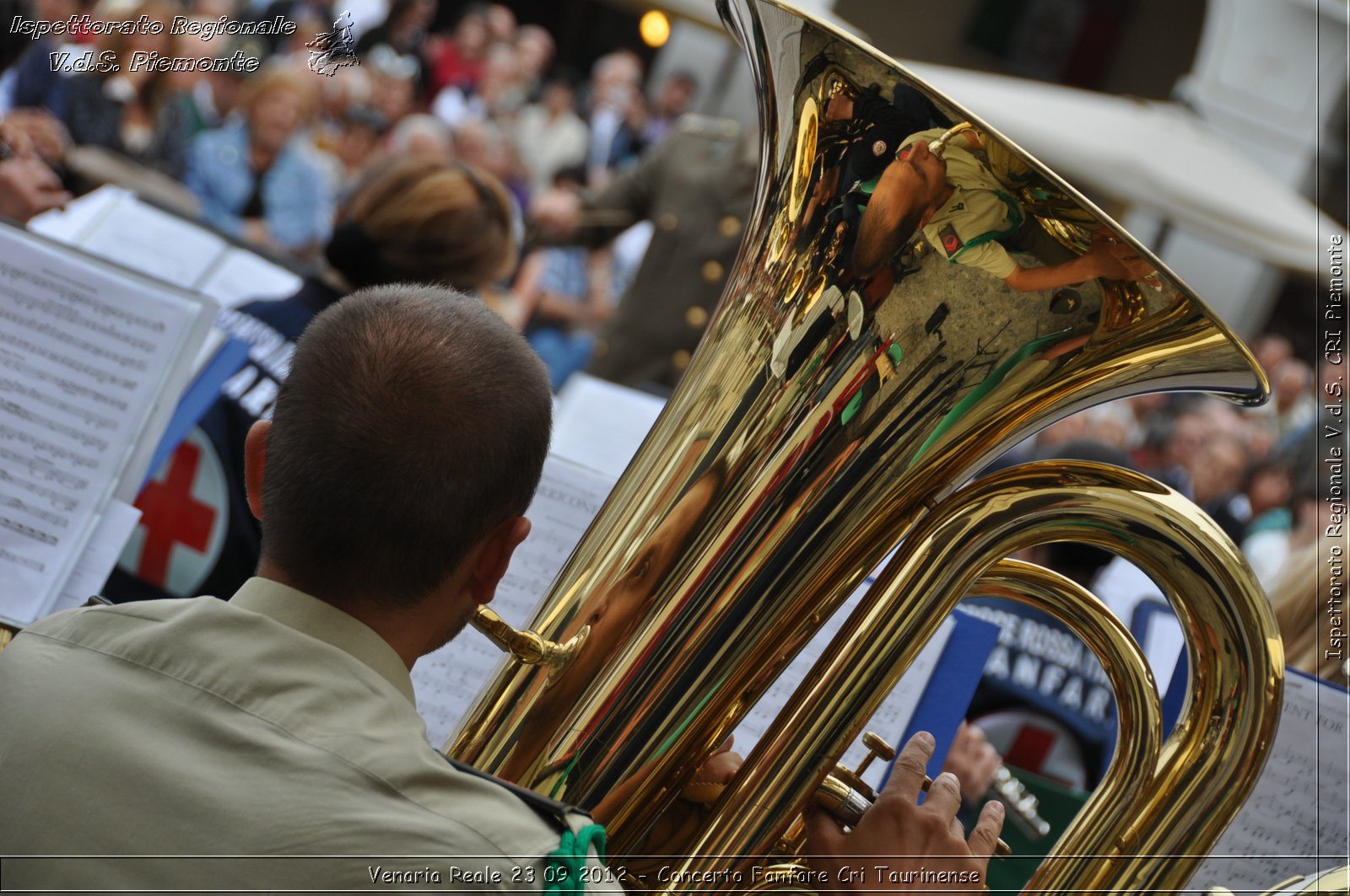 Venaria Reale 23 09 2012 - Concerto Fanfare Cri Taurinense - Croce Rossa Italiana - Ispettorato Regionale Volontari del Soccorso del Piemonte