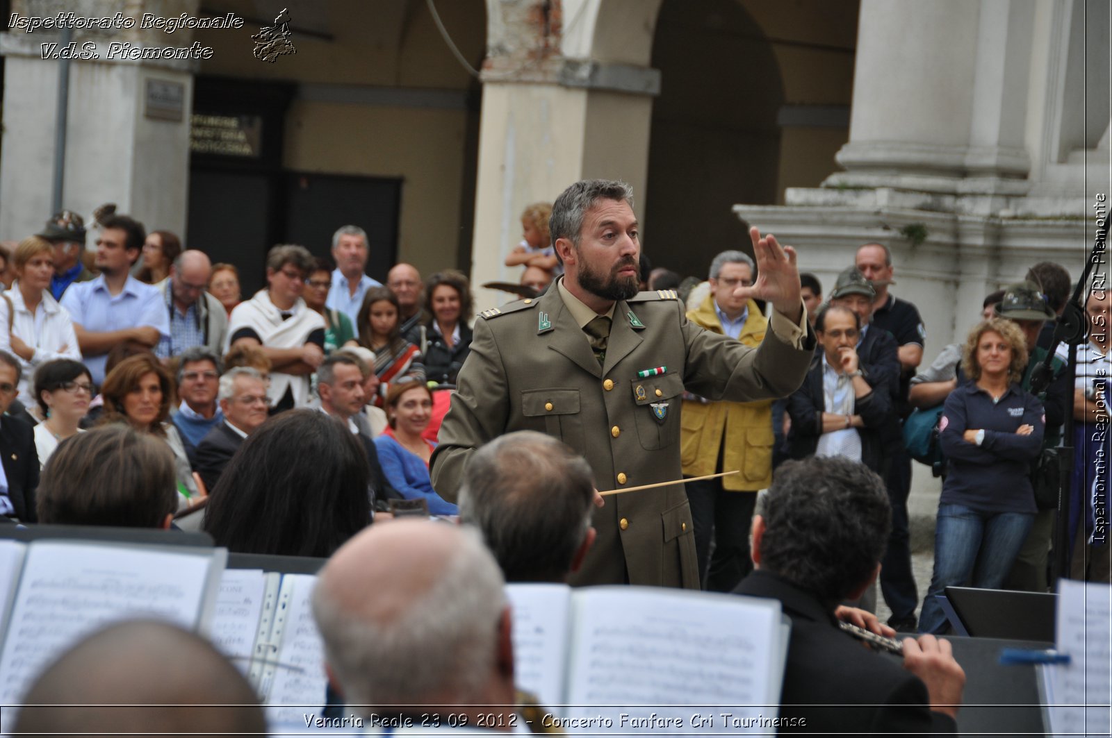 Venaria Reale 23 09 2012 - Concerto Fanfare Cri Taurinense - Croce Rossa Italiana - Ispettorato Regionale Volontari del Soccorso del Piemonte