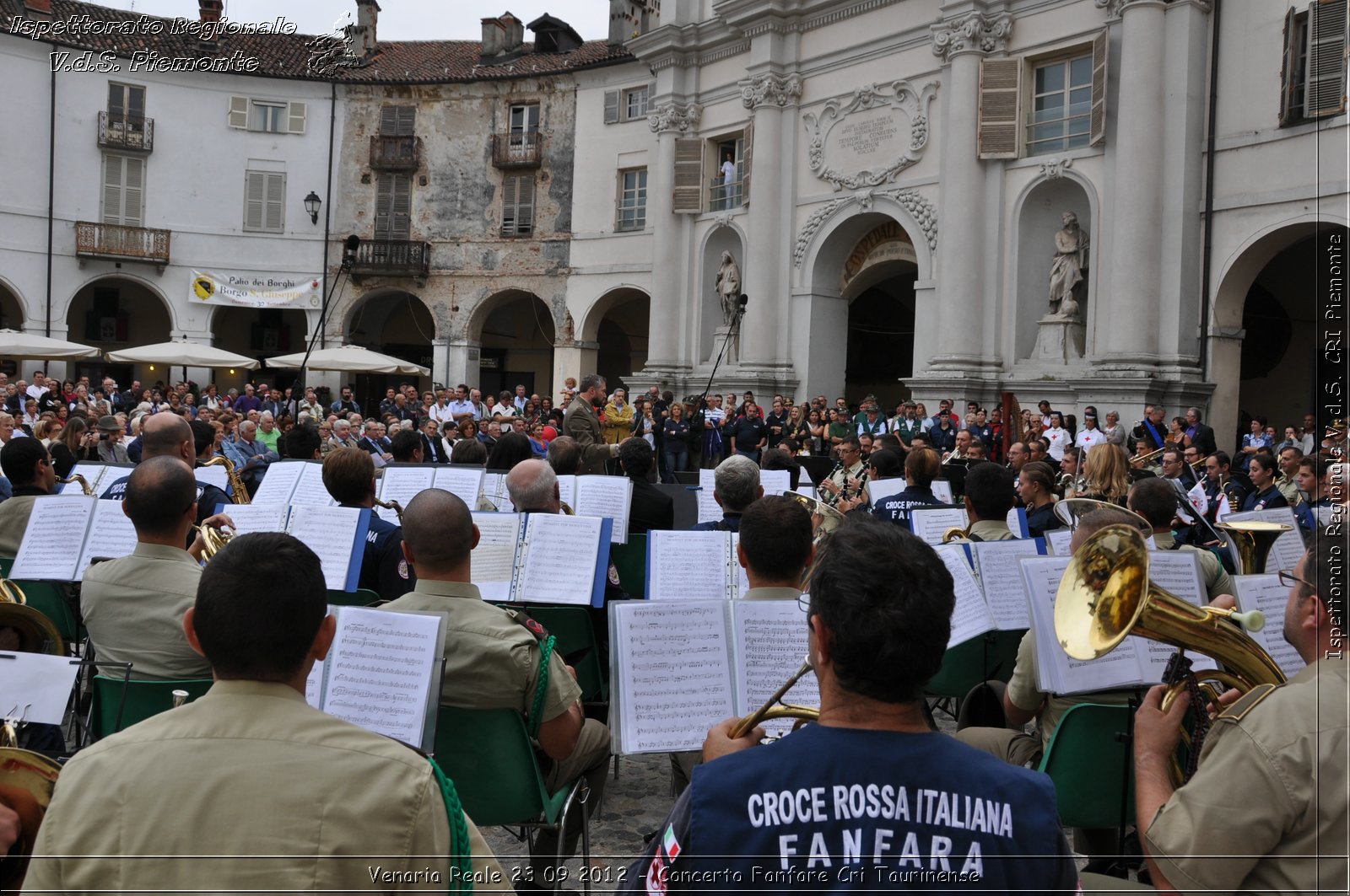 Venaria Reale 23 09 2012 - Concerto Fanfare Cri Taurinense - Croce Rossa Italiana - Ispettorato Regionale Volontari del Soccorso del Piemonte