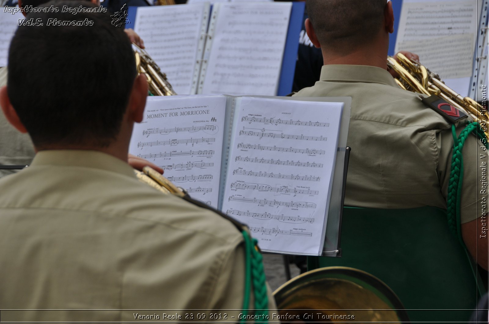 Venaria Reale 23 09 2012 - Concerto Fanfare Cri Taurinense - Croce Rossa Italiana - Ispettorato Regionale Volontari del Soccorso del Piemonte