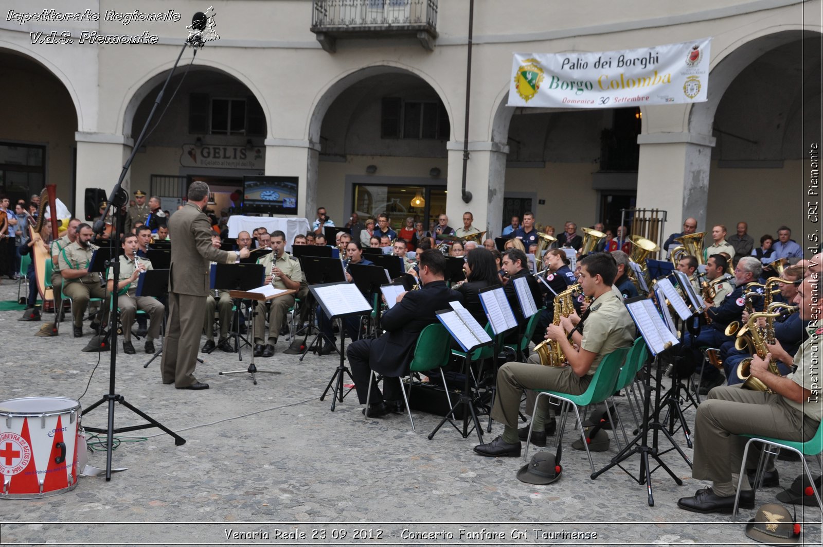 Venaria Reale 23 09 2012 - Concerto Fanfare Cri Taurinense - Croce Rossa Italiana - Ispettorato Regionale Volontari del Soccorso del Piemonte