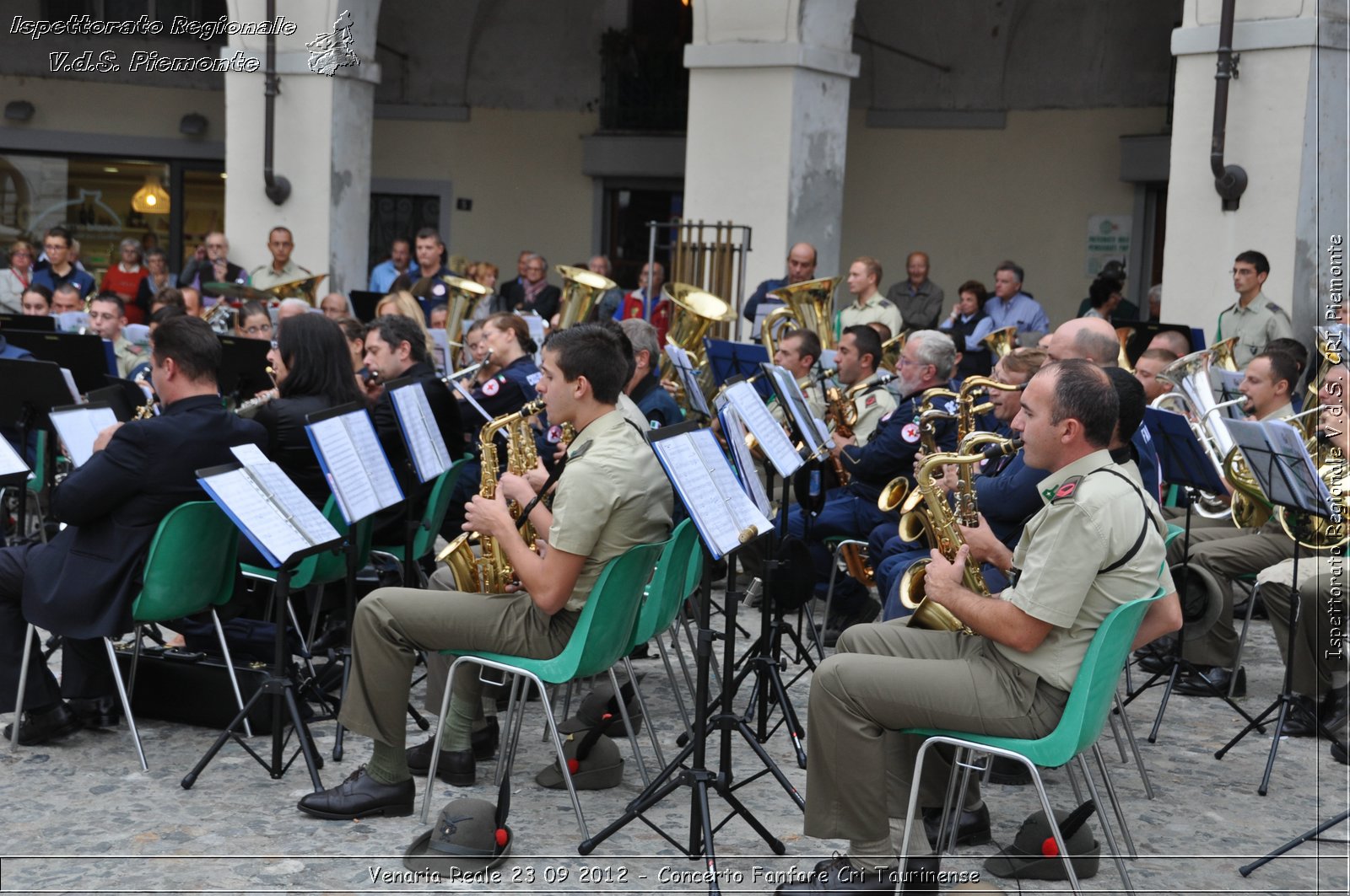 Venaria Reale 23 09 2012 - Concerto Fanfare Cri Taurinense - Croce Rossa Italiana - Ispettorato Regionale Volontari del Soccorso del Piemonte