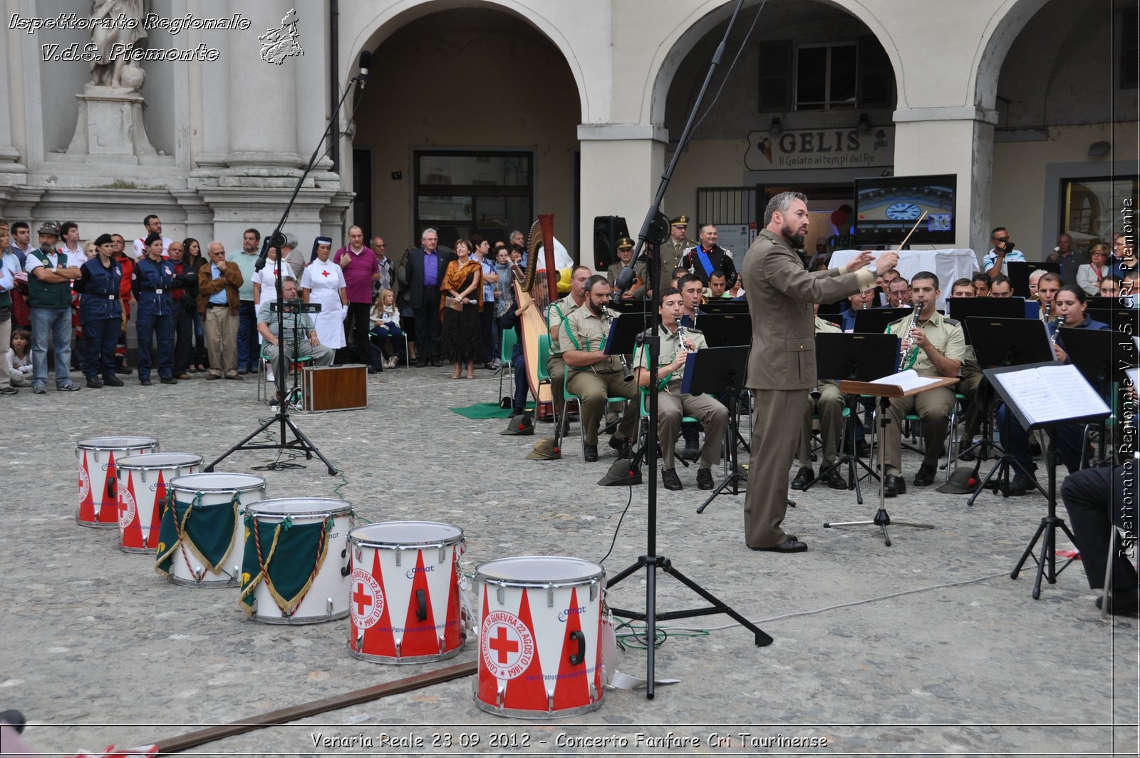 Venaria Reale 23 09 2012 - Concerto Fanfare Cri Taurinense - Croce Rossa Italiana - Ispettorato Regionale Volontari del Soccorso del Piemonte