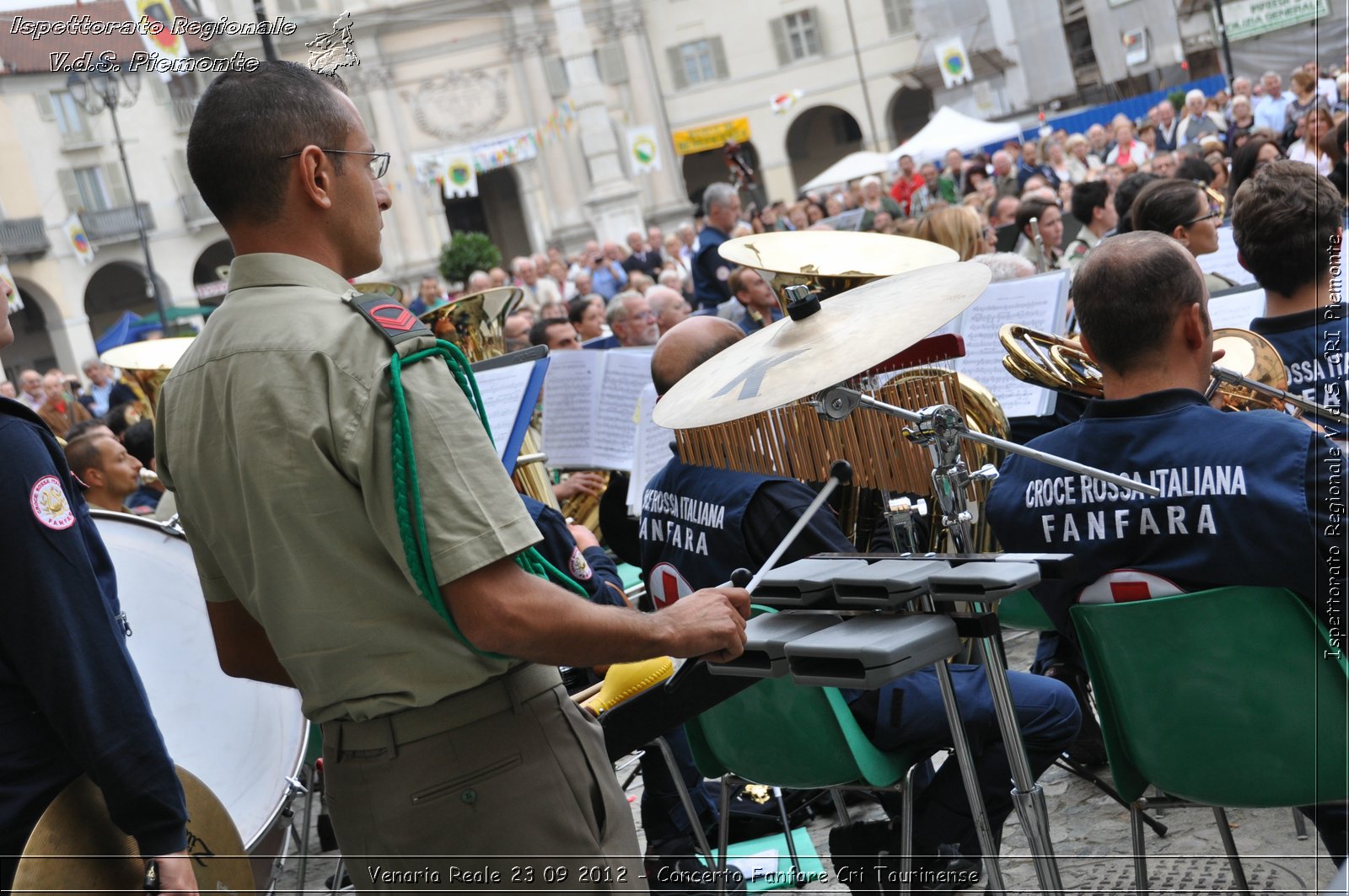 Venaria Reale 23 09 2012 - Concerto Fanfare Cri Taurinense - Croce Rossa Italiana - Ispettorato Regionale Volontari del Soccorso del Piemonte