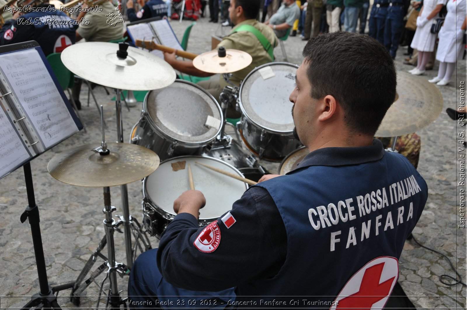 Venaria Reale 23 09 2012 - Concerto Fanfare Cri Taurinense - Croce Rossa Italiana - Ispettorato Regionale Volontari del Soccorso del Piemonte