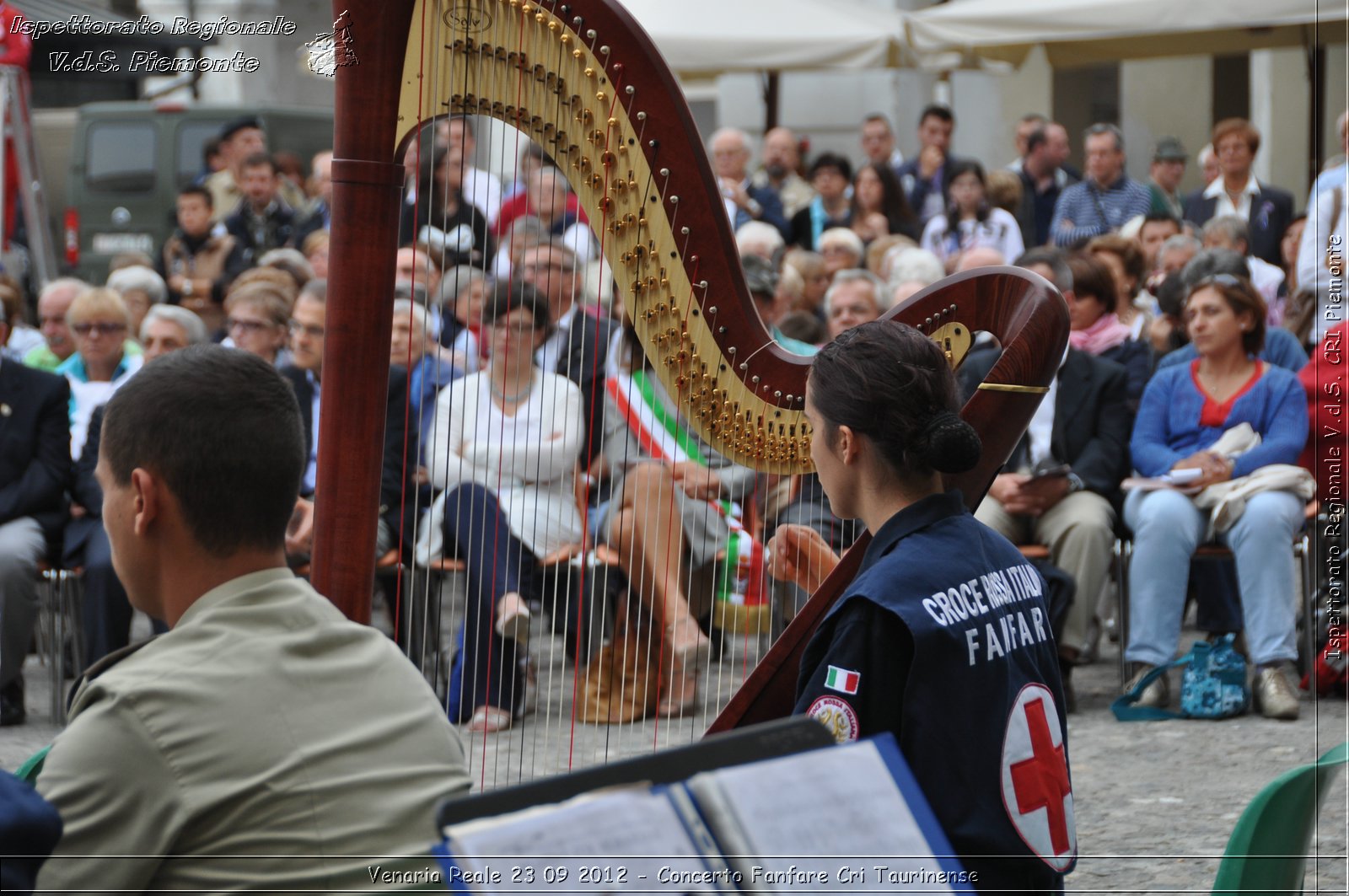 Venaria Reale 23 09 2012 - Concerto Fanfare Cri Taurinense - Croce Rossa Italiana - Ispettorato Regionale Volontari del Soccorso del Piemonte