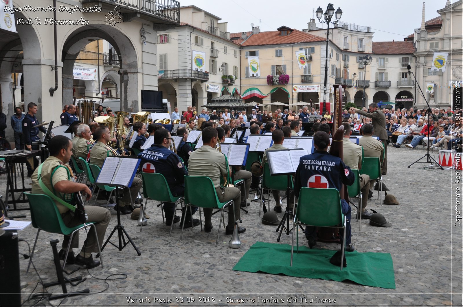 Venaria Reale 23 09 2012 - Concerto Fanfare Cri Taurinense - Croce Rossa Italiana - Ispettorato Regionale Volontari del Soccorso del Piemonte