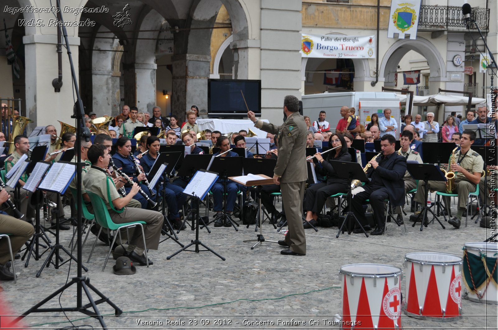 Venaria Reale 23 09 2012 - Concerto Fanfare Cri Taurinense - Croce Rossa Italiana - Ispettorato Regionale Volontari del Soccorso del Piemonte