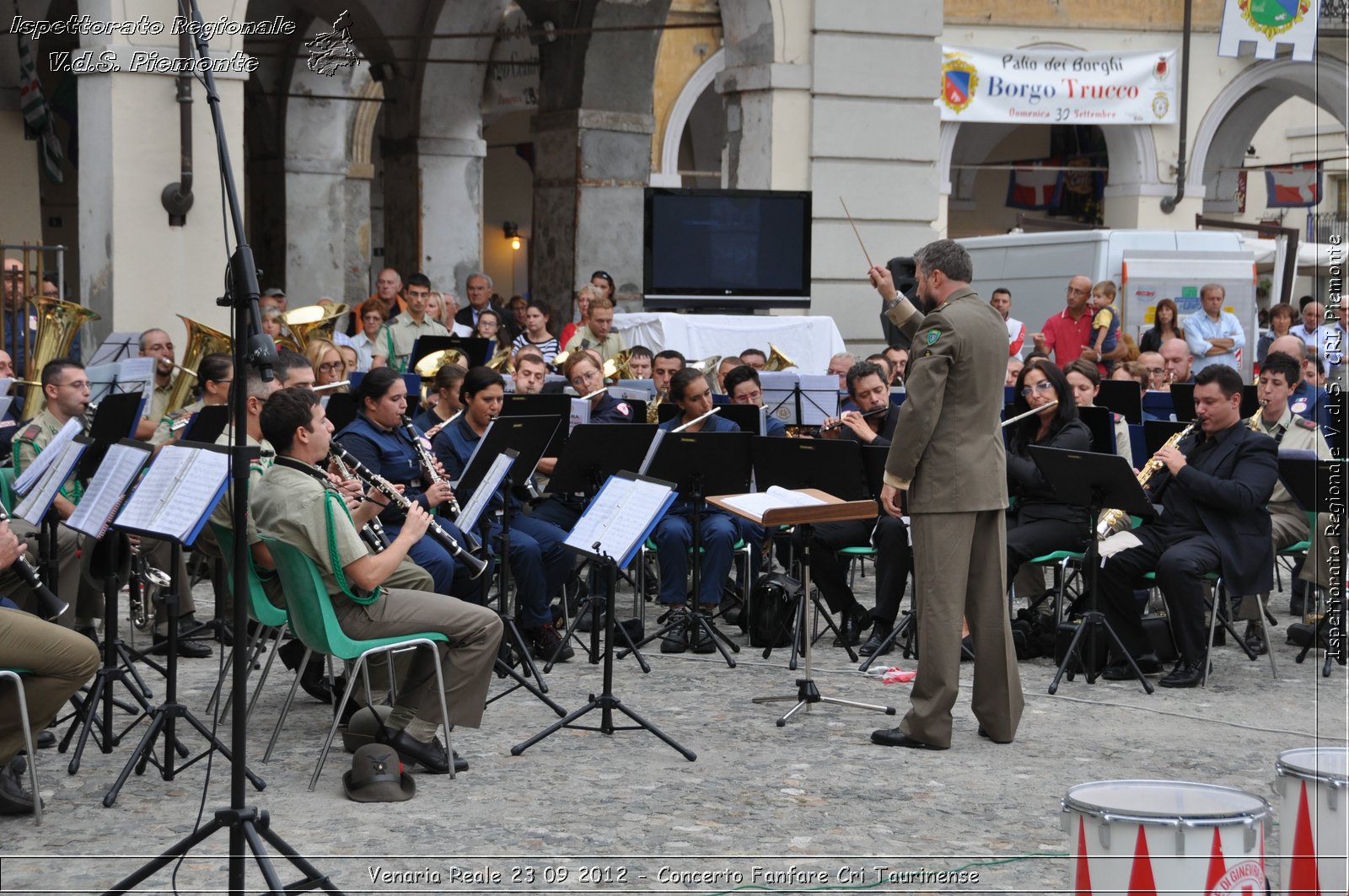 Venaria Reale 23 09 2012 - Concerto Fanfare Cri Taurinense - Croce Rossa Italiana - Ispettorato Regionale Volontari del Soccorso del Piemonte