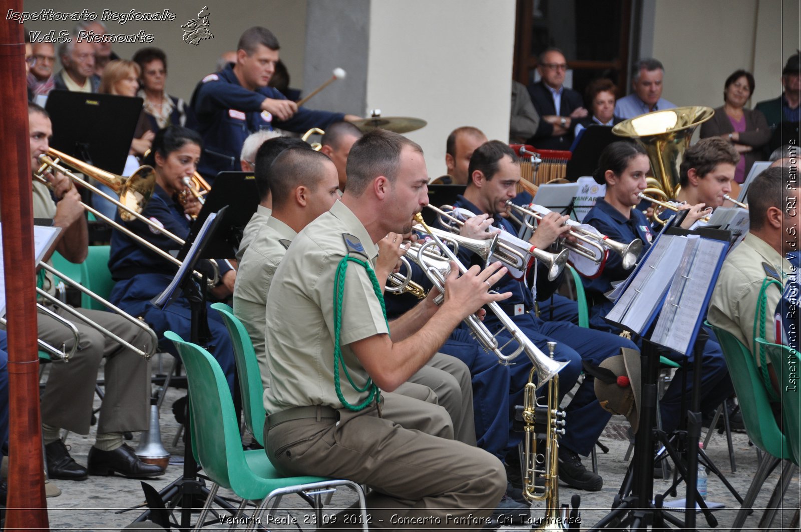 Venaria Reale 23 09 2012 - Concerto Fanfare Cri Taurinense - Croce Rossa Italiana - Ispettorato Regionale Volontari del Soccorso del Piemonte