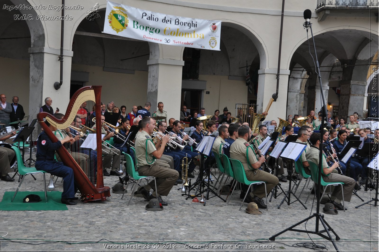 Venaria Reale 23 09 2012 - Concerto Fanfare Cri Taurinense - Croce Rossa Italiana - Ispettorato Regionale Volontari del Soccorso del Piemonte