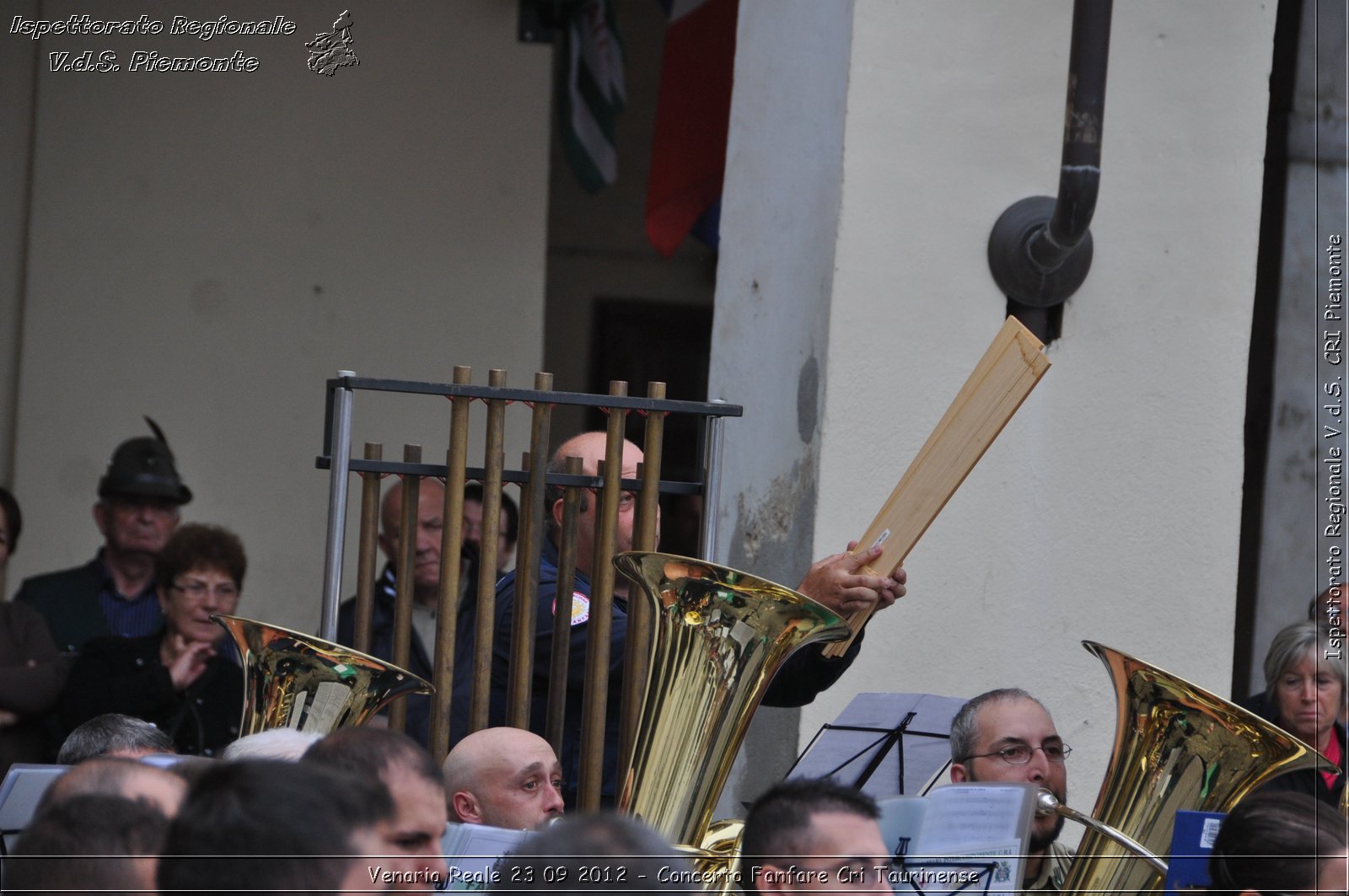 Venaria Reale 23 09 2012 - Concerto Fanfare Cri Taurinense - Croce Rossa Italiana - Ispettorato Regionale Volontari del Soccorso del Piemonte