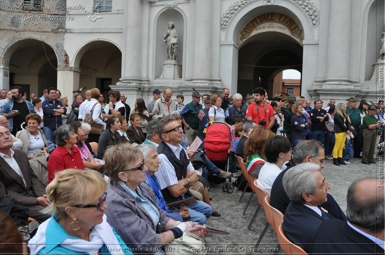 Venaria Reale 23 09 2012 - Concerto Fanfare Cri Taurinense - Croce Rossa Italiana - Ispettorato Regionale Volontari del Soccorso del Piemonte