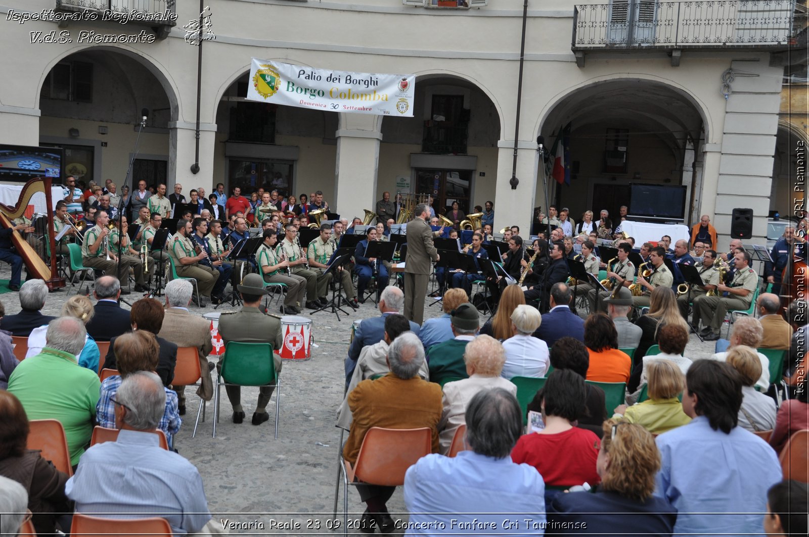 Venaria Reale 23 09 2012 - Concerto Fanfare Cri Taurinense - Croce Rossa Italiana - Ispettorato Regionale Volontari del Soccorso del Piemonte