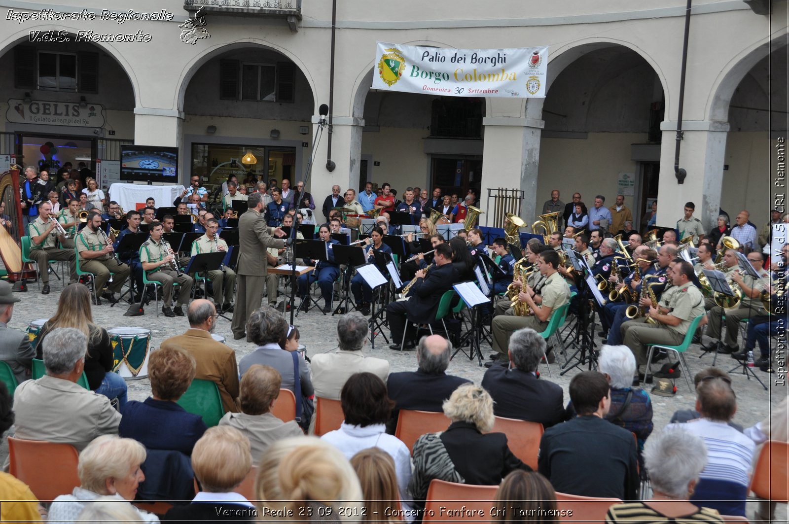 Venaria Reale 23 09 2012 - Concerto Fanfare Cri Taurinense - Croce Rossa Italiana - Ispettorato Regionale Volontari del Soccorso del Piemonte