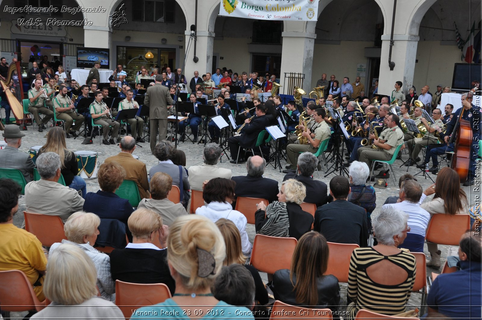 Venaria Reale 23 09 2012 - Concerto Fanfare Cri Taurinense - Croce Rossa Italiana - Ispettorato Regionale Volontari del Soccorso del Piemonte