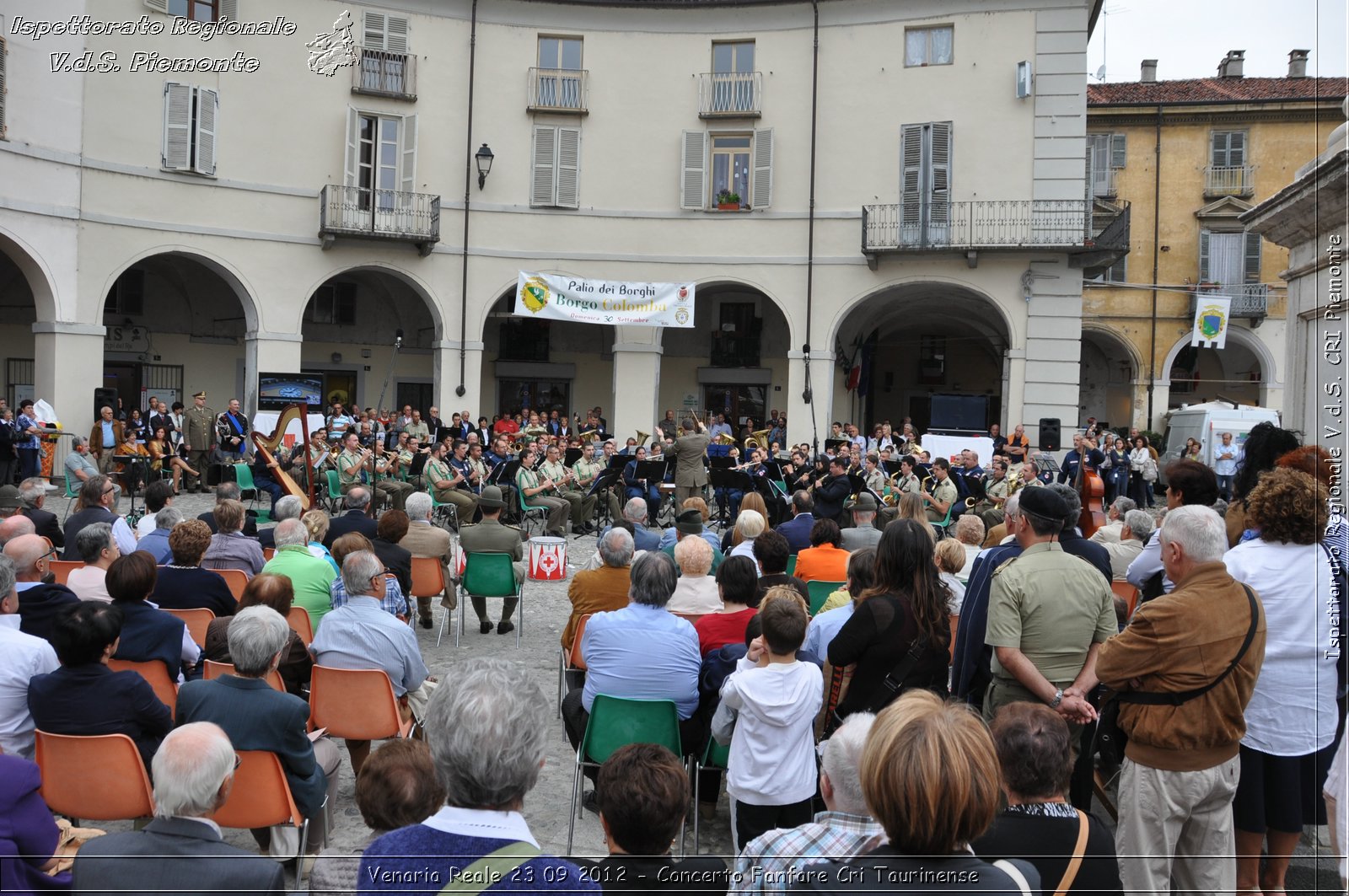 Venaria Reale 23 09 2012 - Concerto Fanfare Cri Taurinense - Croce Rossa Italiana - Ispettorato Regionale Volontari del Soccorso del Piemonte