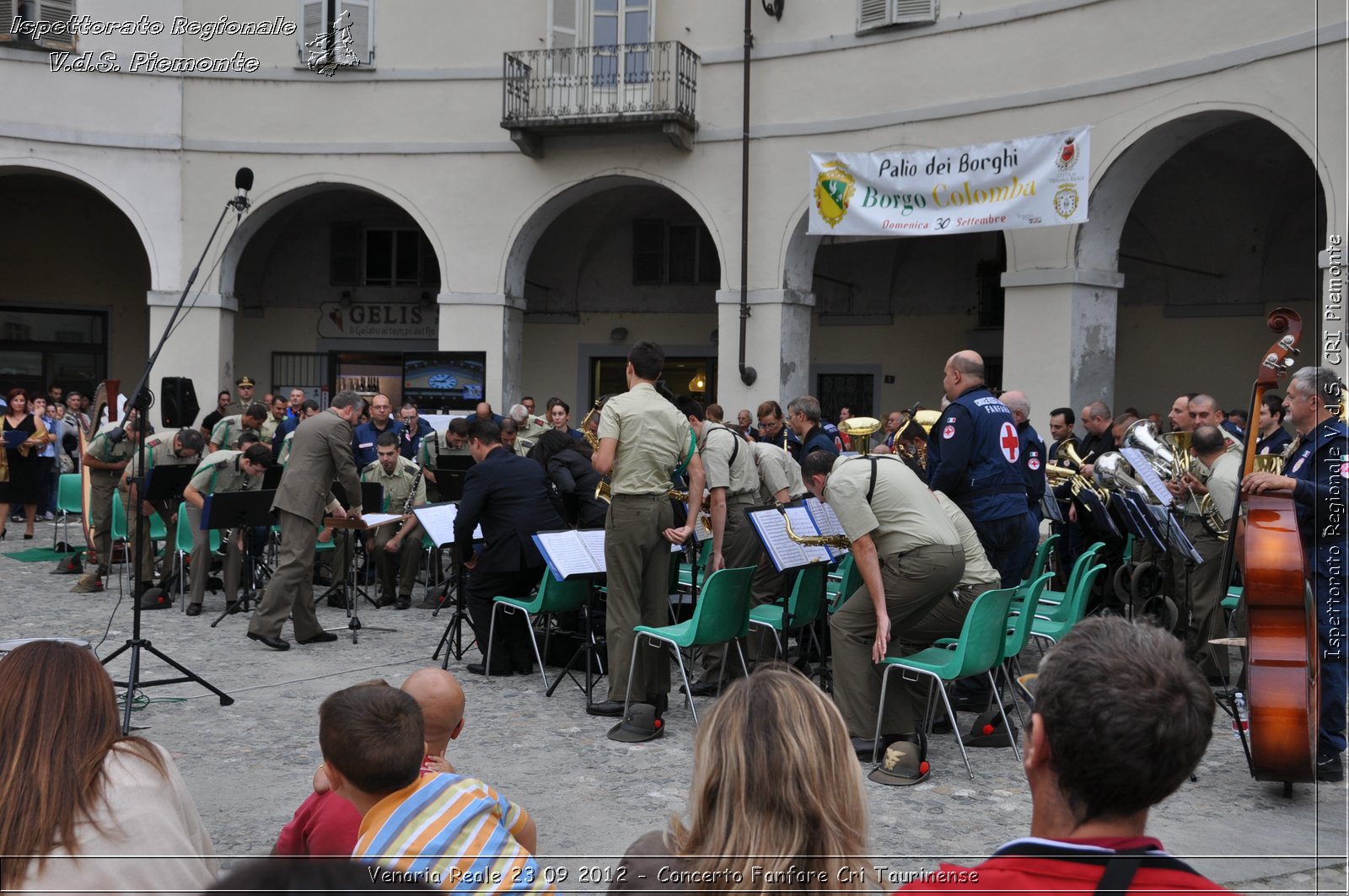 Venaria Reale 23 09 2012 - Concerto Fanfare Cri Taurinense - Croce Rossa Italiana - Ispettorato Regionale Volontari del Soccorso del Piemonte