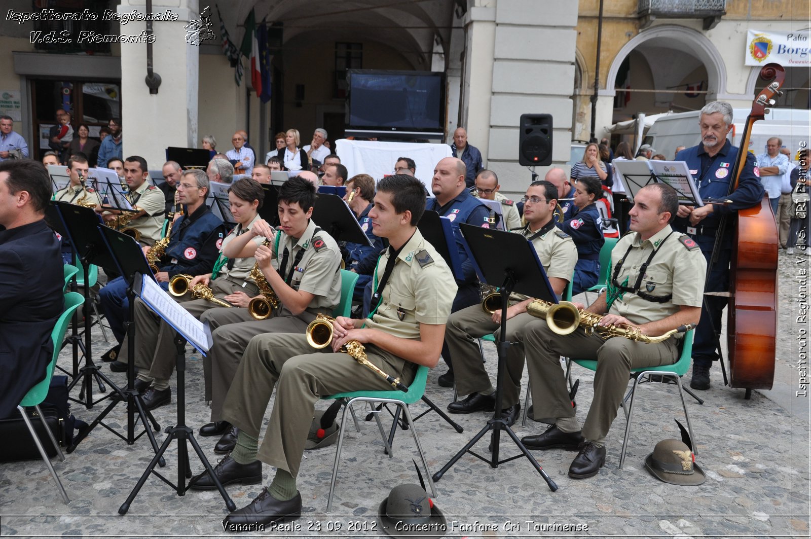 Venaria Reale 23 09 2012 - Concerto Fanfare Cri Taurinense - Croce Rossa Italiana - Ispettorato Regionale Volontari del Soccorso del Piemonte