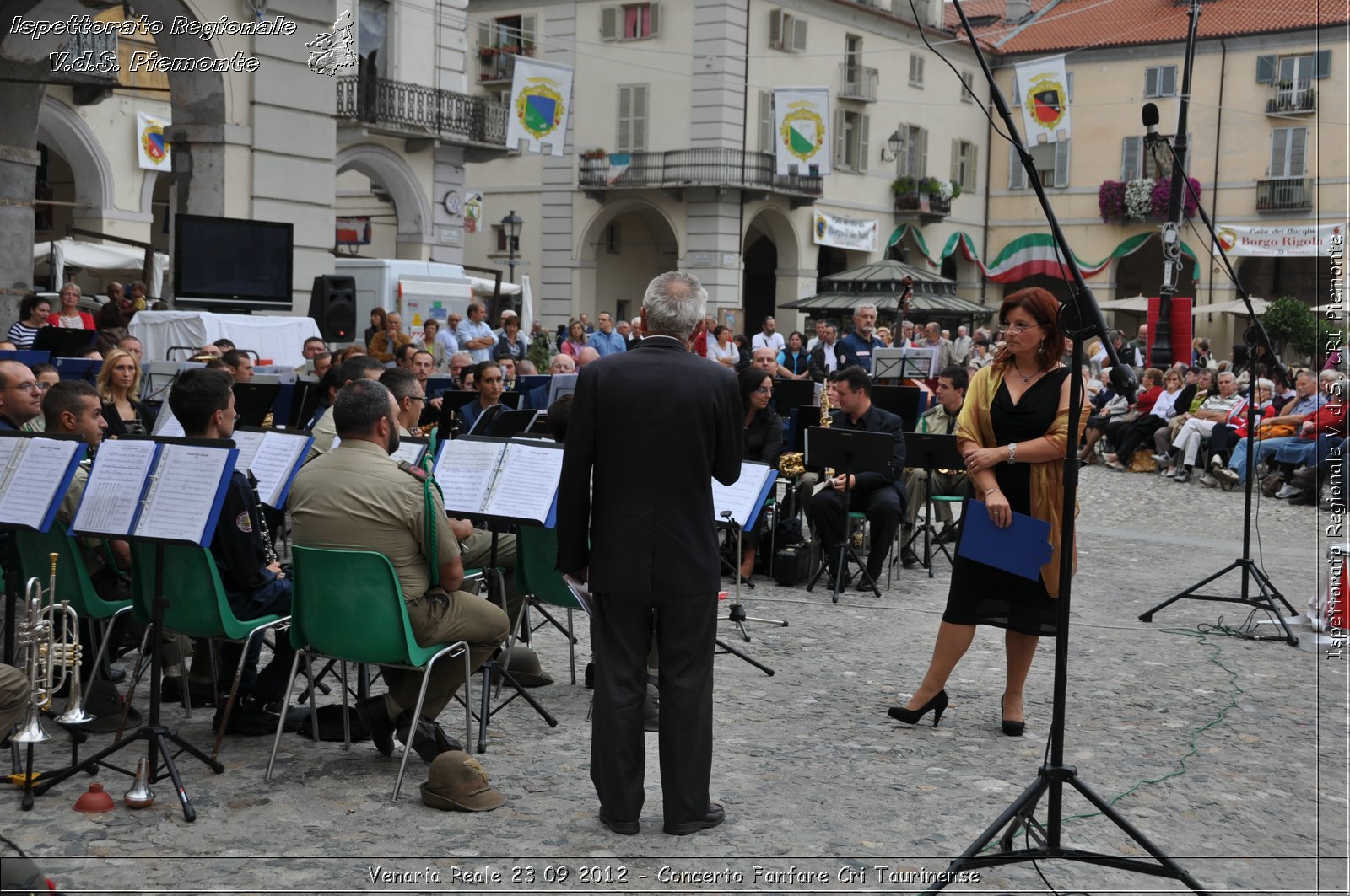 Venaria Reale 23 09 2012 - Concerto Fanfare Cri Taurinense - Croce Rossa Italiana - Ispettorato Regionale Volontari del Soccorso del Piemonte