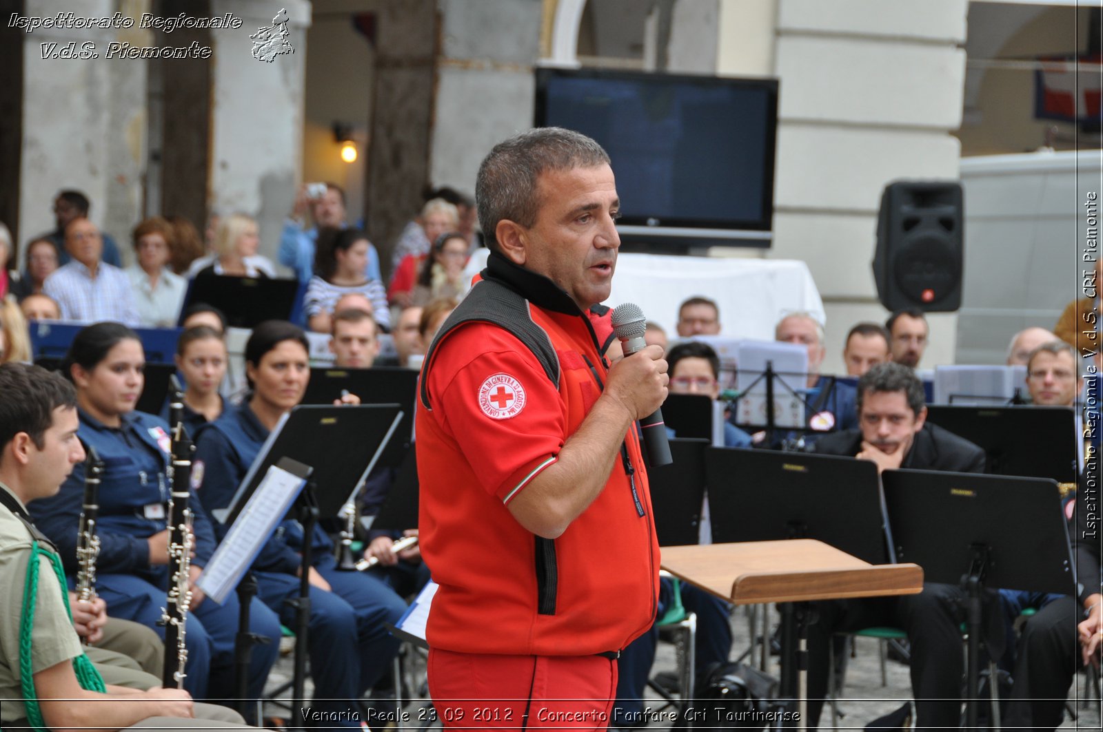 Venaria Reale 23 09 2012 - Concerto Fanfare Cri Taurinense - Croce Rossa Italiana - Ispettorato Regionale Volontari del Soccorso del Piemonte