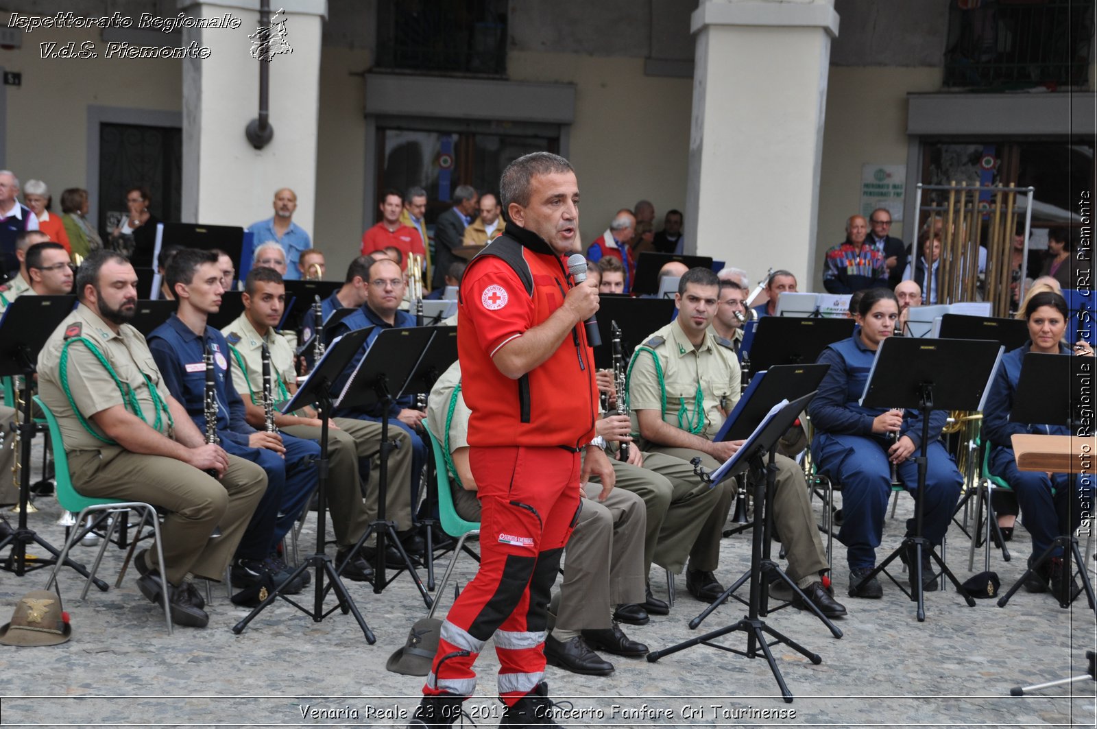 Venaria Reale 23 09 2012 - Concerto Fanfare Cri Taurinense - Croce Rossa Italiana - Ispettorato Regionale Volontari del Soccorso del Piemonte