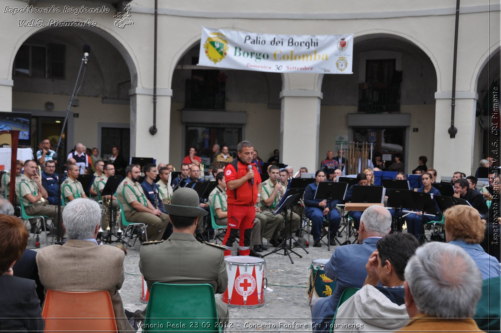 Venaria Reale 23 09 2012 - Concerto Fanfare Cri Taurinense - Croce Rossa Italiana - Ispettorato Regionale Volontari del Soccorso del Piemonte