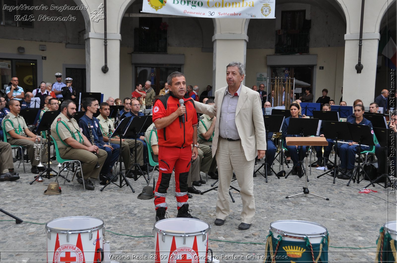 Venaria Reale 23 09 2012 - Concerto Fanfare Cri Taurinense - Croce Rossa Italiana - Ispettorato Regionale Volontari del Soccorso del Piemonte