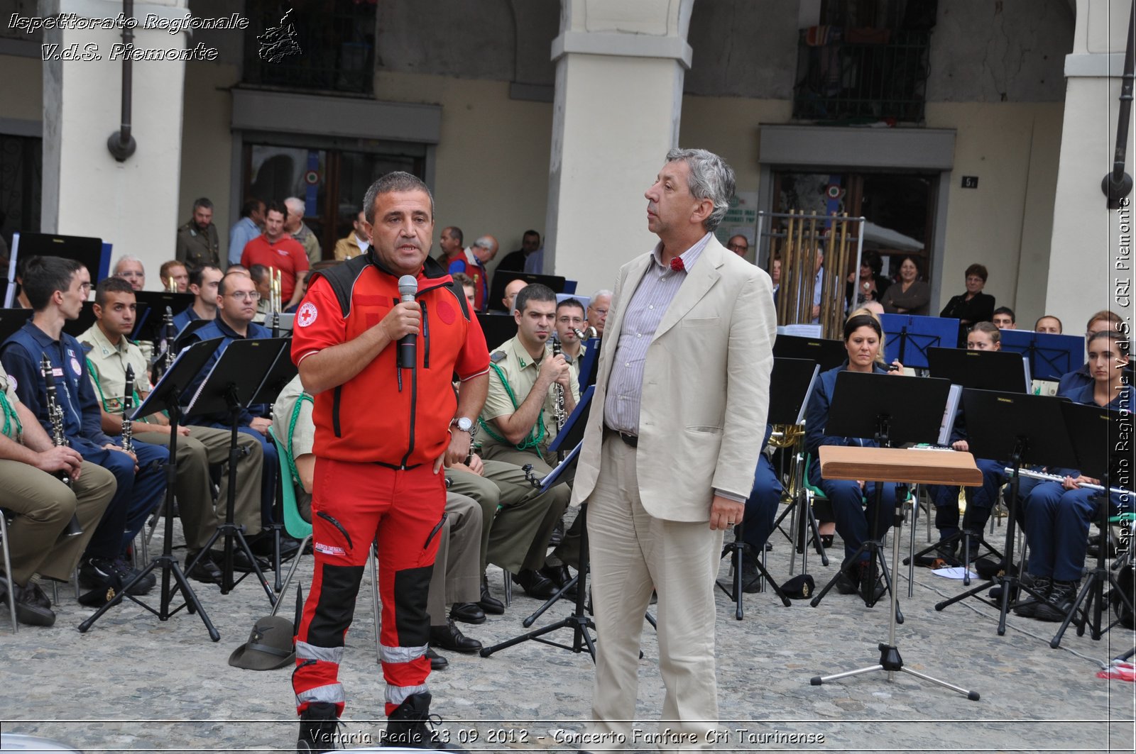 Venaria Reale 23 09 2012 - Concerto Fanfare Cri Taurinense - Croce Rossa Italiana - Ispettorato Regionale Volontari del Soccorso del Piemonte