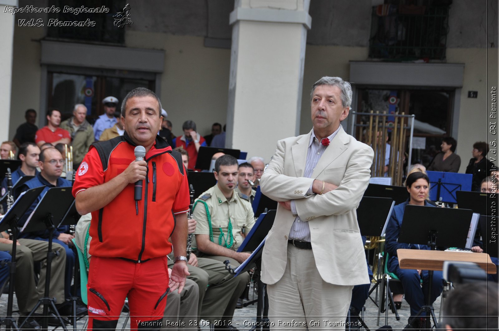 Venaria Reale 23 09 2012 - Concerto Fanfare Cri Taurinense - Croce Rossa Italiana - Ispettorato Regionale Volontari del Soccorso del Piemonte