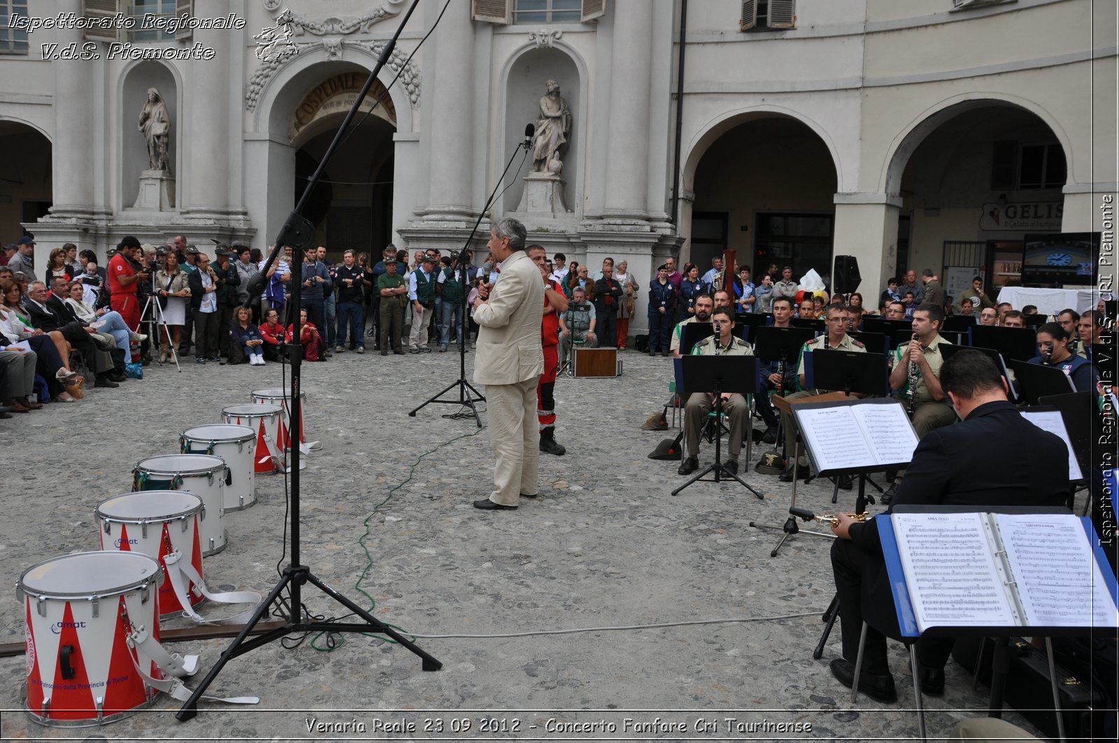 Venaria Reale 23 09 2012 - Concerto Fanfare Cri Taurinense - Croce Rossa Italiana - Ispettorato Regionale Volontari del Soccorso del Piemonte